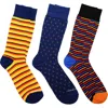 Unsimply Stitched Assorted 3-pack Of Crew Socks In Multi