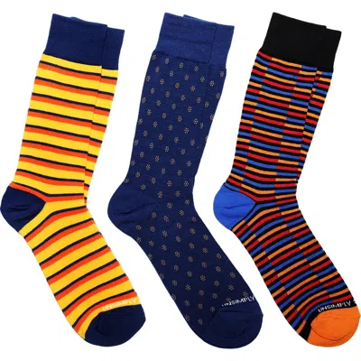 Unsimply Stitched Assorted 3-pack Of Crew Socks In Multi