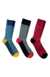 Unsimply Stitched Assorted 3-pack Crew Socks In Multi