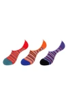 Unsimply Stitched Assorted 3-pack No Show Socks In Multi