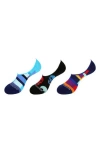 Unsimply Stitched Assorted 3-pack No Show Socks In Multi