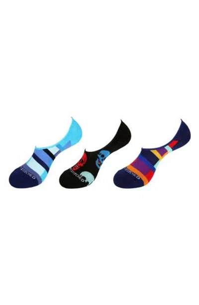 Unsimply Stitched Assorted 3-pack No Show Socks In Multi
