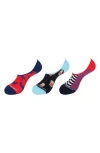 Unsimply Stitched Assorted 3-pack No Show Socks In Multi
