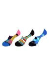 Unsimply Stitched Assorted 3-pack No Show Socks In Blue
