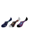 Unsimply Stitched Assorted 3-pack No Show Socks In Multi