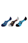 Unsimply Stitched Assorted 3-pack No Show Socks In Multi