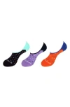 Unsimply Stitched Assorted 3-pack No Show Socks In Multi