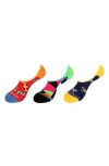 Unsimply Stitched Assorted 3-pack No Show Socks In Multi