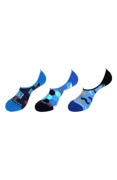 Unsimply Stitched Assorted 3-pack No Show Socks In Multi