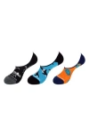 Unsimply Stitched Assorted 3-pack No Show Socks In Multi