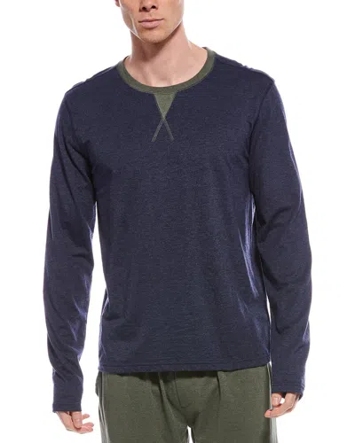 Unsimply Stitched Contrast Shirt In Blue