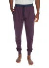 Unsimply Stitched Contrast Waist Joggers In Purple