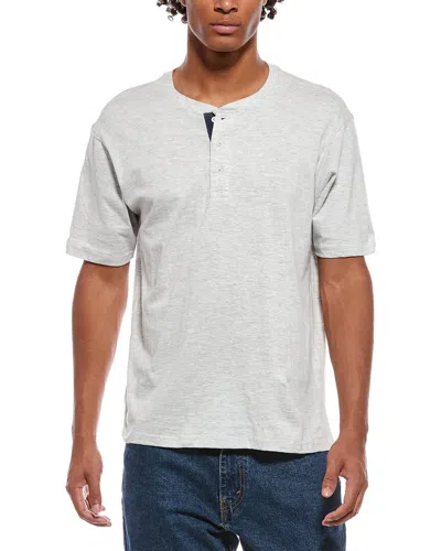 Unsimply Stitched Henley Shirt In Animal Print