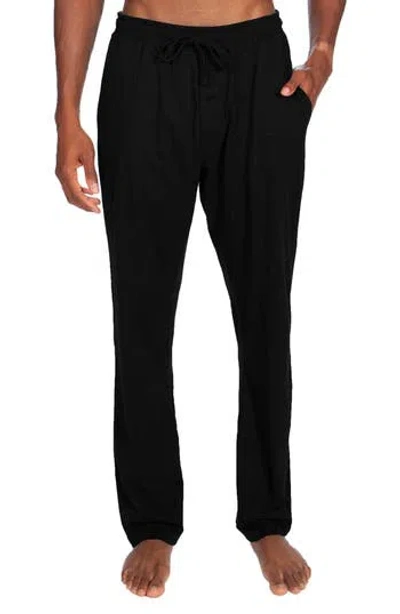 Unsimply Stitched Lightweight Lounge Pants In Black