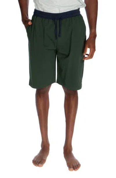 Unsimply Stitched Lounge Shorts In Hunter Green