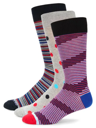 Unsimply Stitched Men's 3-pack Socks In Multi