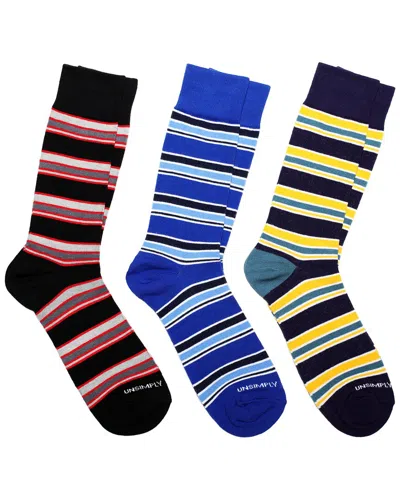 Unsimply Stitched Set Of 3 Sock In Multi