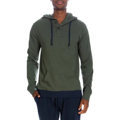 UNSIMPLY STITCHED UNSIMPLY STITCHED SLEEP HENLEY HOODIE
