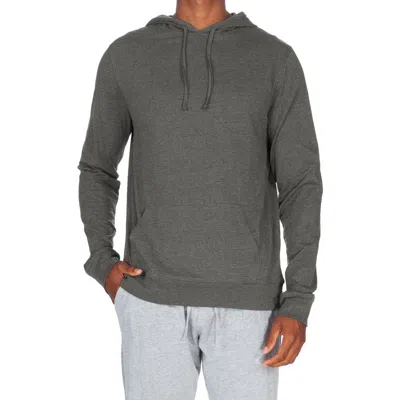 Unsimply Stitched Supersoft Pullover Hoodie In Gray