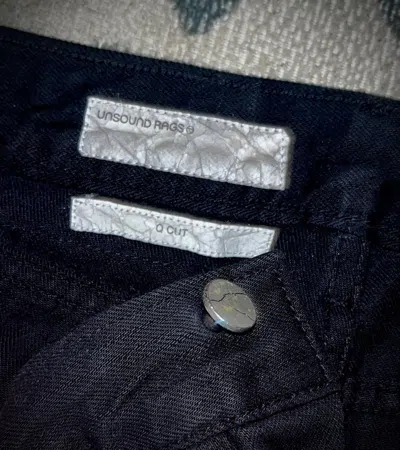 Pre-owned Unsound Rags : Q Cut Bootcut Denim Jeans In Black