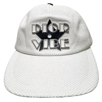 Pre-owned Unspecified Cotton Baseball Cap () In White