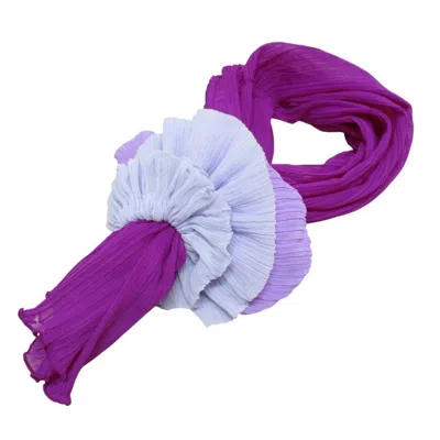Pre-owned Unspecified Polyester Stole () In Purple
