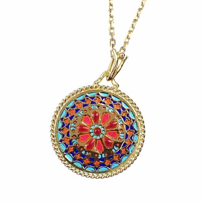 Pre-owned Unspecified Yellow Gold (18k) Necklace () In Multi