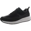 Unstructured By Clarks Coplin Flow Mens Leather Lace-up Casual And Fashion Sneakers In Black