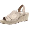 Unstructured By Clarks Petrina Gail Womens Perforated Espadrilles In Gold