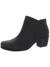 Unstructured By Clarks Un Lindel Womens Leather Stacked Heel Ankle Boots In Multi