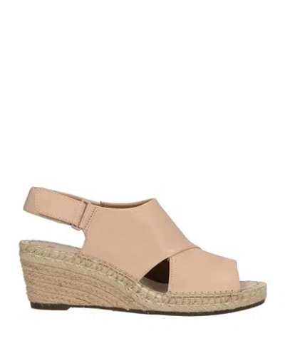 Unstructured By Clarks Woman Espadrilles Blush Size 7 Leather