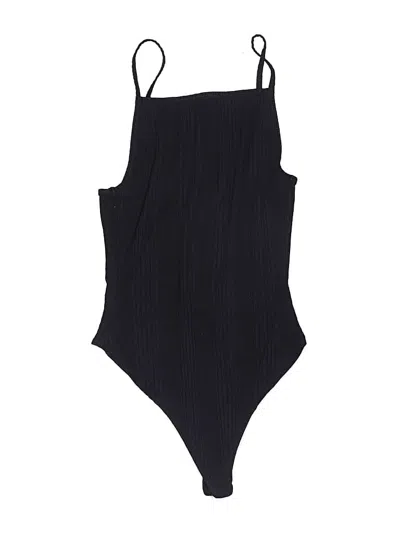 Pre-owned Unsubscribed Bodysuit In Black