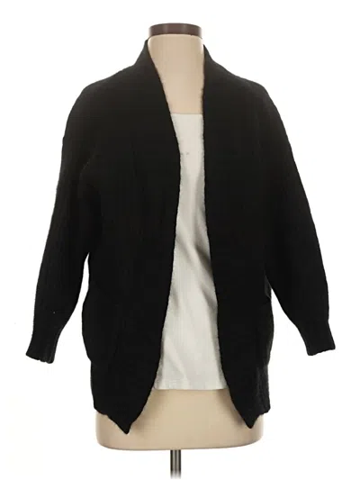 Pre-owned Unsubscribed Cashmere Cardigan Sweater In Black