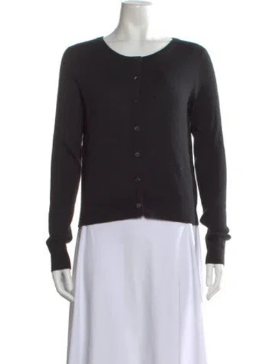 Pre-owned Unsubscribed Cashmere Crew Neck Sweater In Black