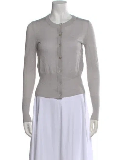 Pre-owned Unsubscribed Cashmere Crew Neck Sweater In Gray