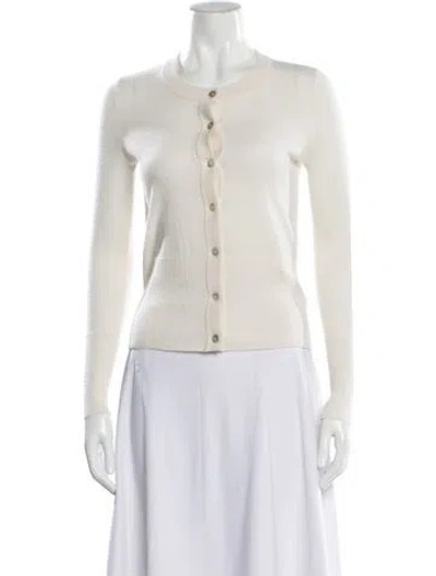 Pre-owned Unsubscribed Cashmere Crew Neck Sweater In Neutral