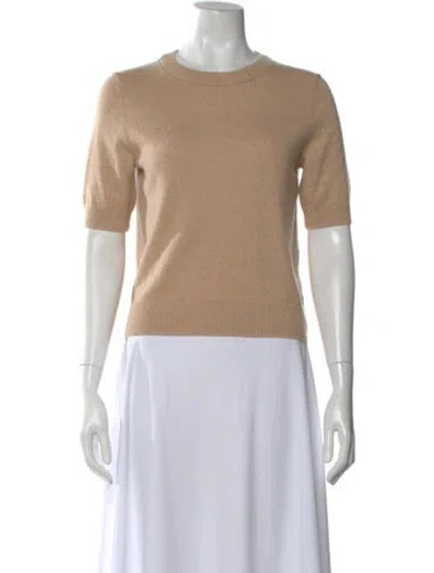 Pre-owned Unsubscribed Cashmere Crew Neck Sweater In Neutral