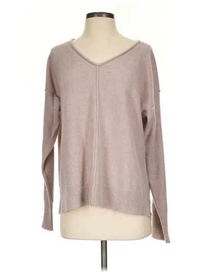 Pre-owned Unsubscribed Cashmere Pullover Sweater In Tan
