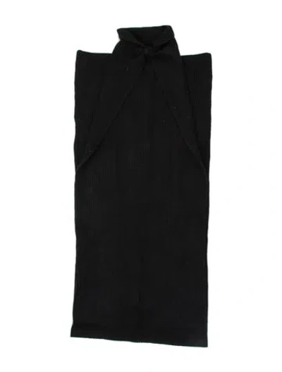 Pre-owned Unsubscribed Cashmere Scarf In Black