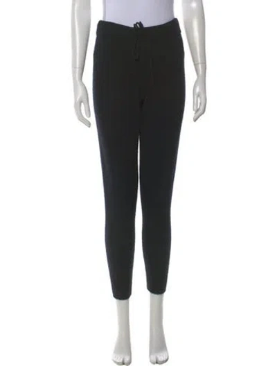 Pre-owned Unsubscribed Cashmere Skinny Leg Pants In Black