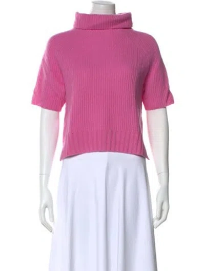 Pre-owned Unsubscribed Cashmere Turtleneck Sweater W/ Tags In Pink