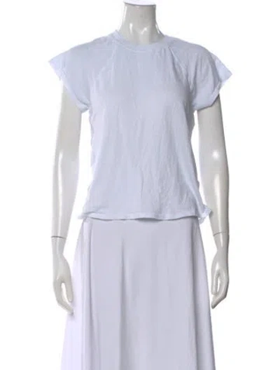 Pre-owned Unsubscribed Crew Neck Short Sleeve T-shirt In White