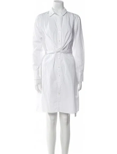 Pre-owned Unsubscribed Knee-length Dress In White