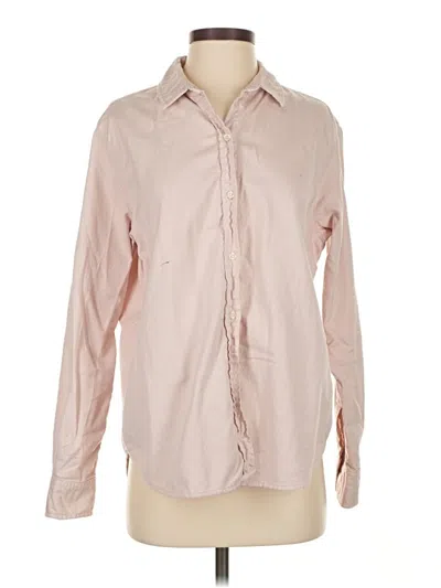 Pre-owned Unsubscribed Long Sleeve Button Down Shirt In Pink