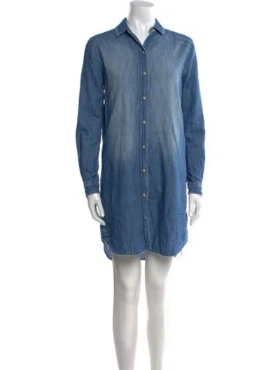 Pre-owned Unsubscribed Mini Dress In Blue