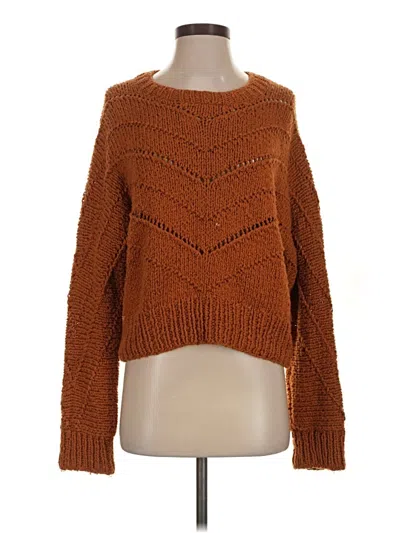 Pre-owned Unsubscribed Pullover Sweater In Brown