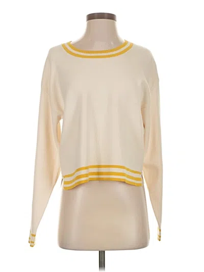 Pre-owned Unsubscribed Pullover Sweater In Ivory
