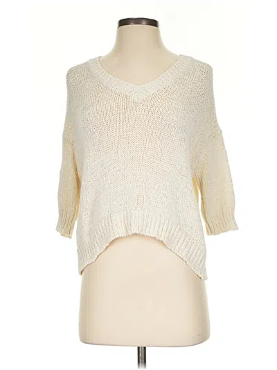 Pre-owned Unsubscribed Pullover Sweater In Ivory
