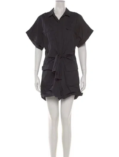 Pre-owned Unsubscribed Romper In Gray