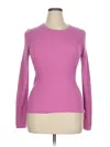Unsubscribed Silk Pullover Sweater In Pink